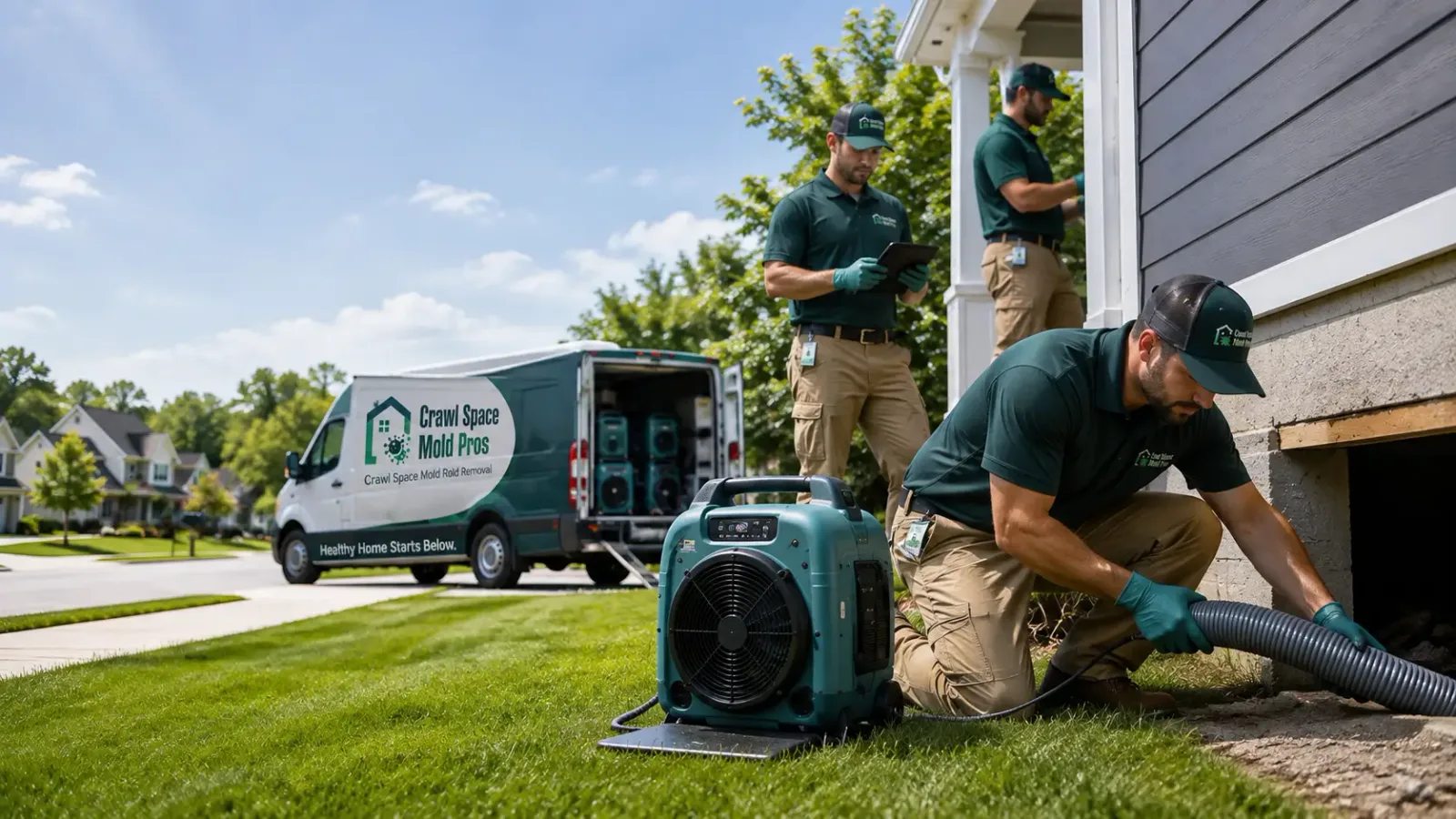 Crawl Space Mold Removal in Brownstown, IL